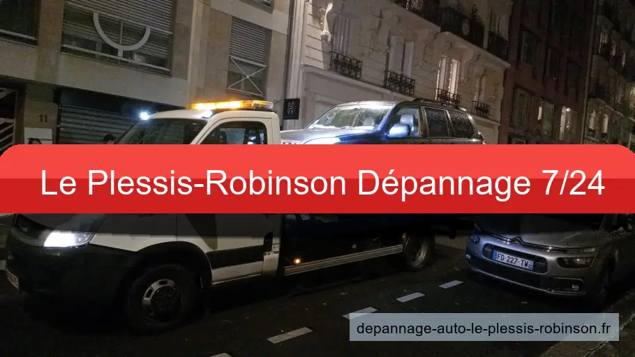 Dépannage et remorquage à Le Plessis-Robinson